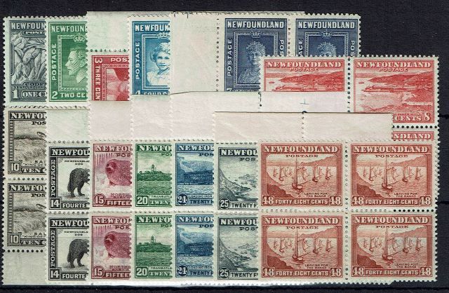 Image of Canada-Newfoundland SG 276/89 UMM British Commonwealth Stamp